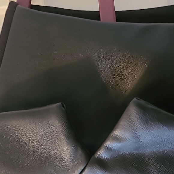 NWT: MICHAEL KORS AUTHENTIC WOMENS BLACK FAUX LEATHER LONG VEST SIZE XS - Picture 8 of 16